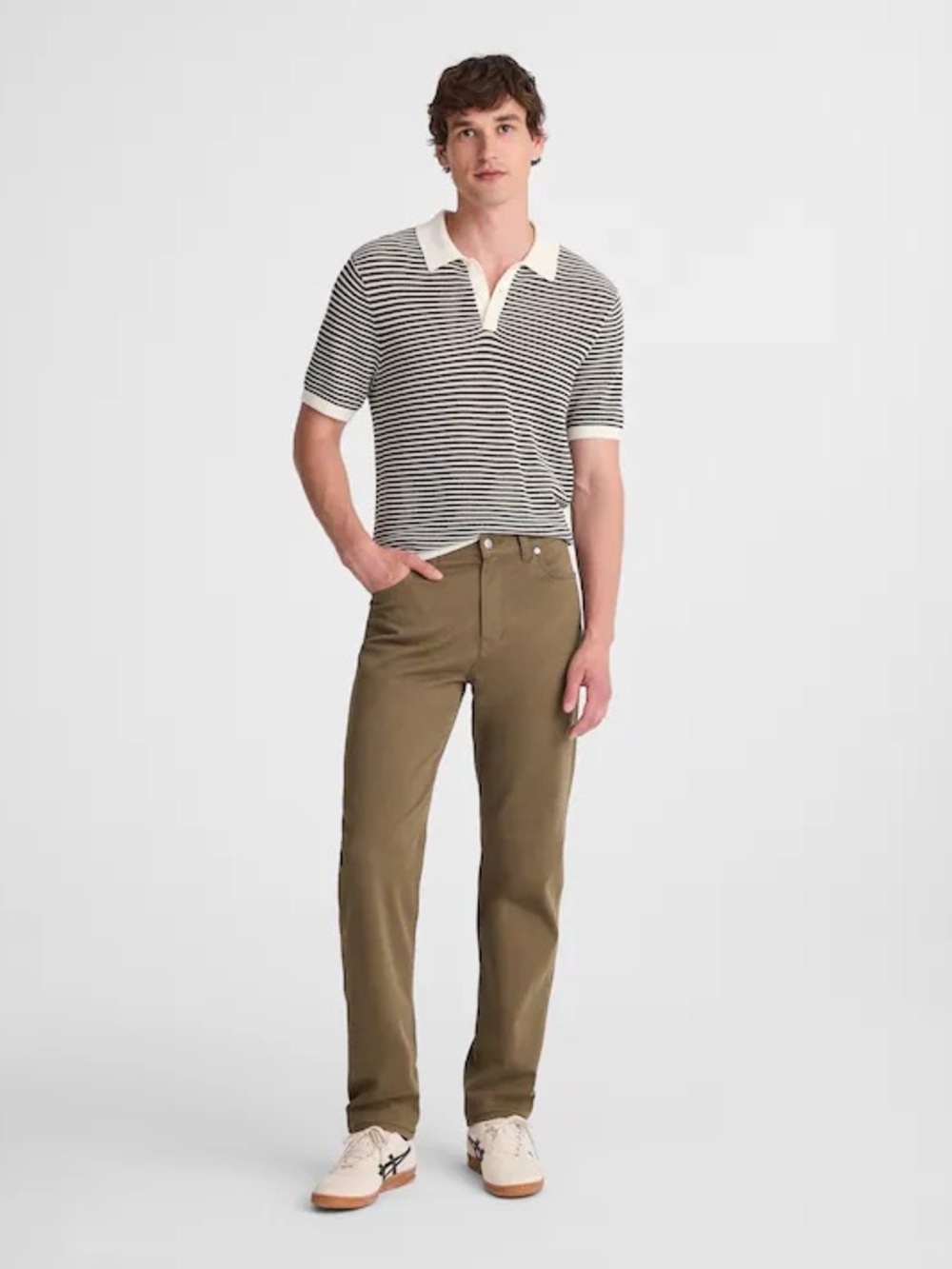 Madewell The Allday 1991 Straight-Leg Pant in Raw Umber Size 31 $138 NW539
